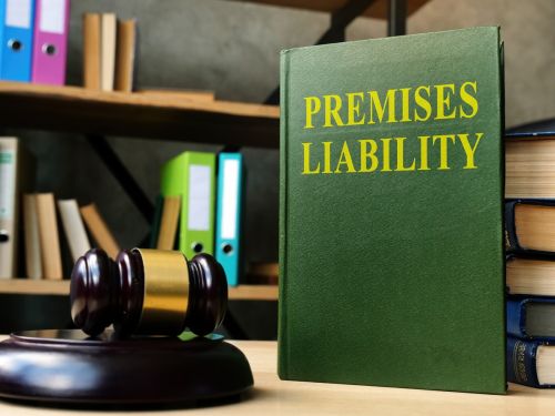 Premises liability laws book for personal injury cases.